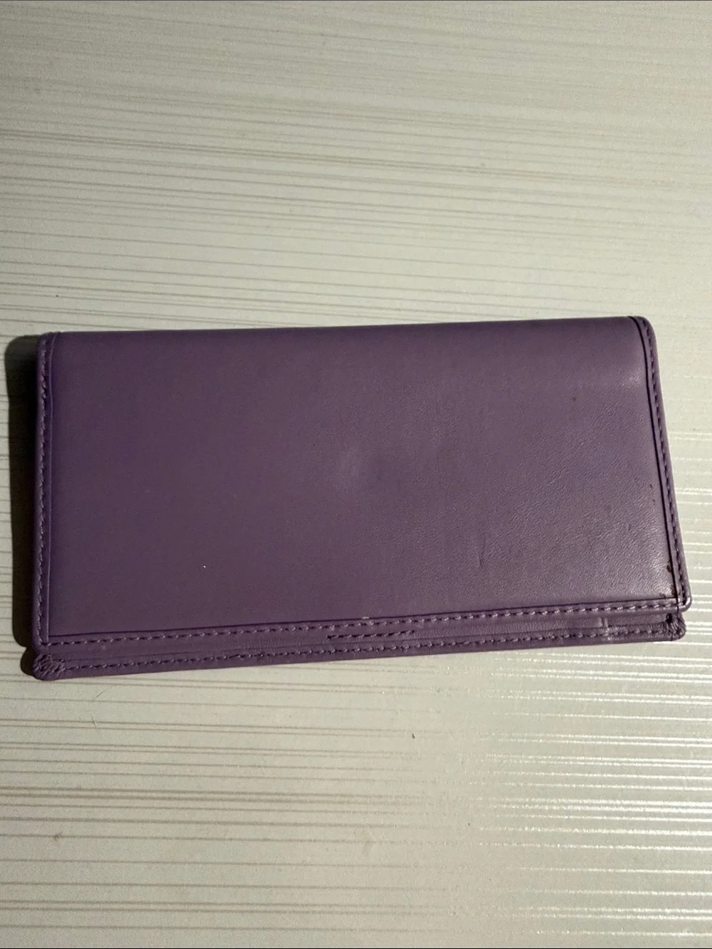vintage Coach Hamptons black leather wallet with matching check holder